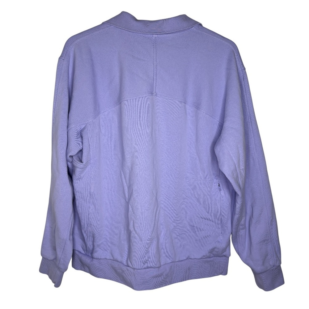 Lululemon Men’s ½ Zip Pullover Sweatshirt – Lavender Purple – Size Small - Picture 4 of 6